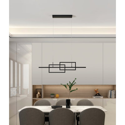 Coole 45-inch Black 3CCT LED Pendant Light