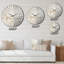 Nature Split - Abstract Shapes Wall Clock-750271207