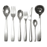 Sparta 51 - Piece Stainless Steel Flatware Set - Service for 12