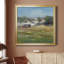 Vue d'été - Reproduction d'art sur toile encadrée-878526739-878526738