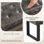 Faux Leather Upholstered Bench