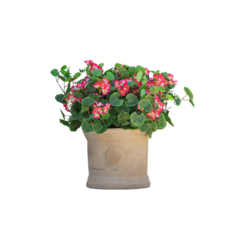 Lifelike Geranium Urn Filler - Red, Red