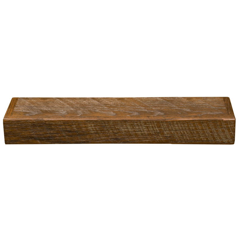 Fireside Lodge Barnwood Floating Shelf - 24-inch, 3" H x 24" W x 6" D