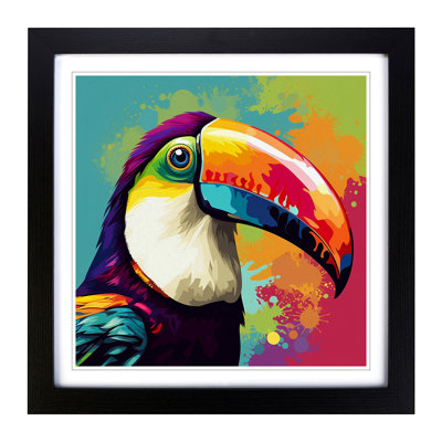 Toucan Pop Art No.2 - Framed Print