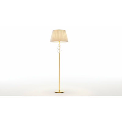 Lampe sur pied en cristal Swan