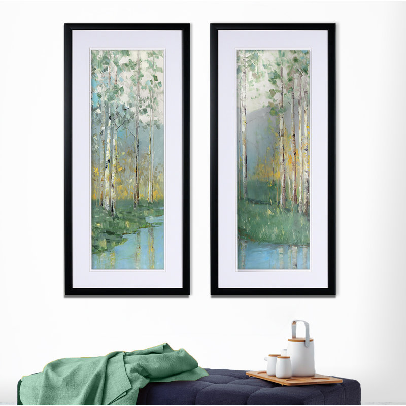 " Birch Reflections " 2 - Pieces