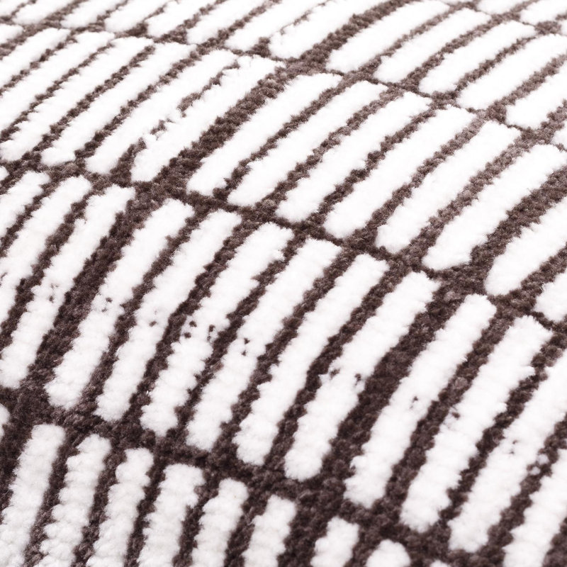 Coussin Wanderer, 18 po x 18 po, Duvet, Charbon clair