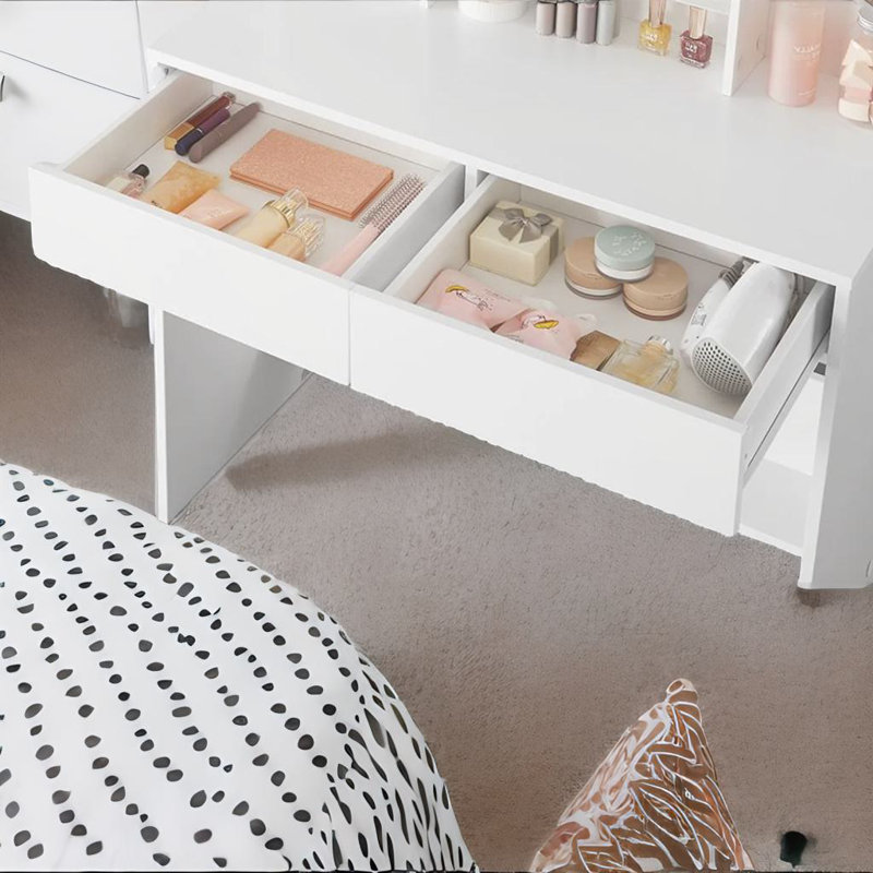 Annecia Dressing Table with Mirror