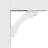 Standard Merced Architectural Grade PVC Bracket with Block Ends-33859887