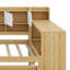 Lit de jour avec tiroirs de rangement et bibliothèque, lit d'angle avec bureau et tablettes, lit en forme de L multifonctionnel avec tête de lit convertible-1474832328-1474832335