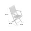 Woehler Folding Patio Dining Side Chair with Cushion