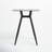 Palermo Glass Top Metal Base Dining Table-28571444-90482688-90482687