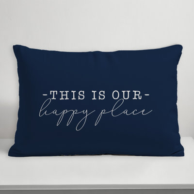  This is Our Happy Place Outdoor Rectangular Pillow Cover and Insert