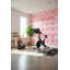 Décoration murale amovible en zigzag aquarelle