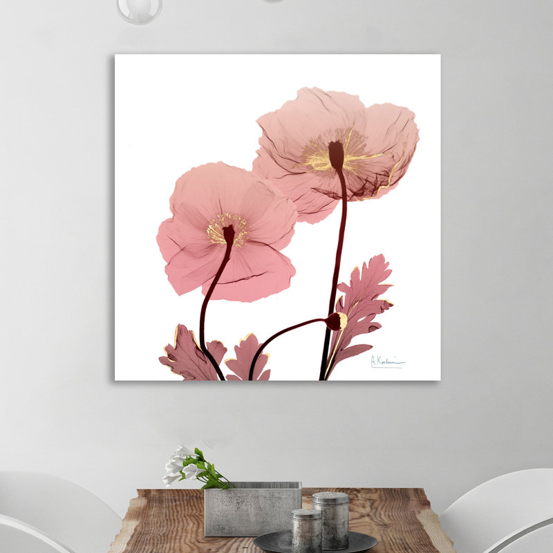 Golden Blush 2 - Wrapped Canvas Print, 30cm H x 30cm W x 4cm D