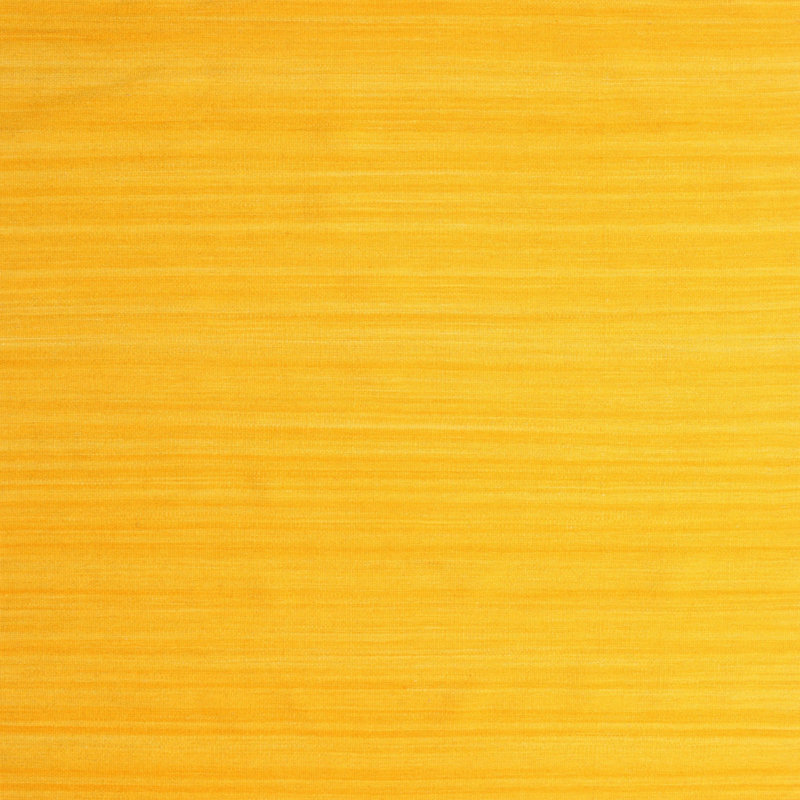Tapis de zone jaune contemporaine, Carré 7 pi