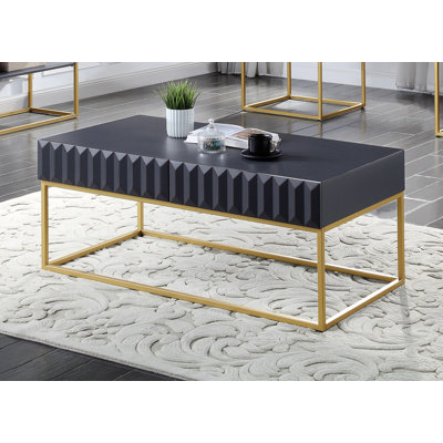 Rodolfo Frame Coffee Table with Storage by Willa Arlo Interiors