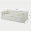 Canapé de 89 pouces en velours moderne, canapé de luxe 3 places avec accoudoirs carrés, canapé moelleux, convient pour le salon, les petits espaces, les bureaux, les appartements, aucun assemblage requis-1844220505