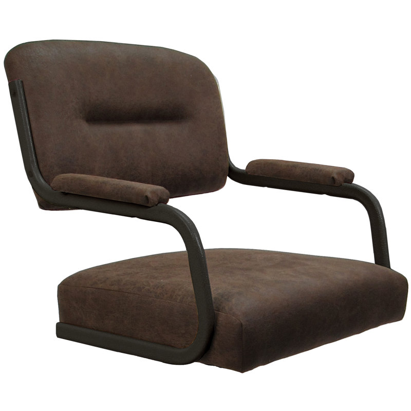 Tabouret de bar pivotant 30 po Jomiah, Brun, Brun foncé