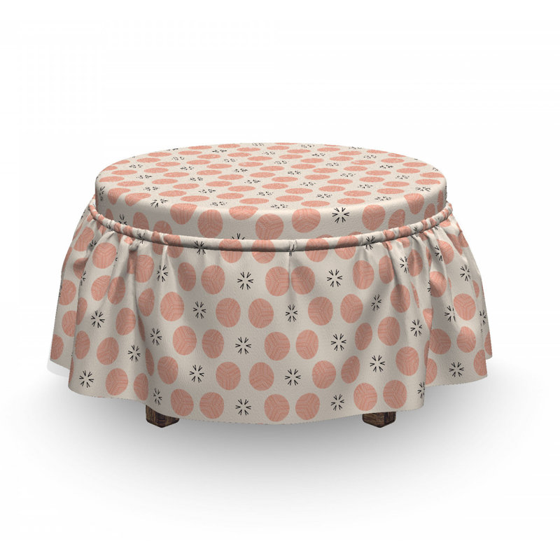 Box Cushion Ottoman Slipcover