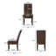 Chaises parsons rembourrées en similicuir Mandosa-69593717