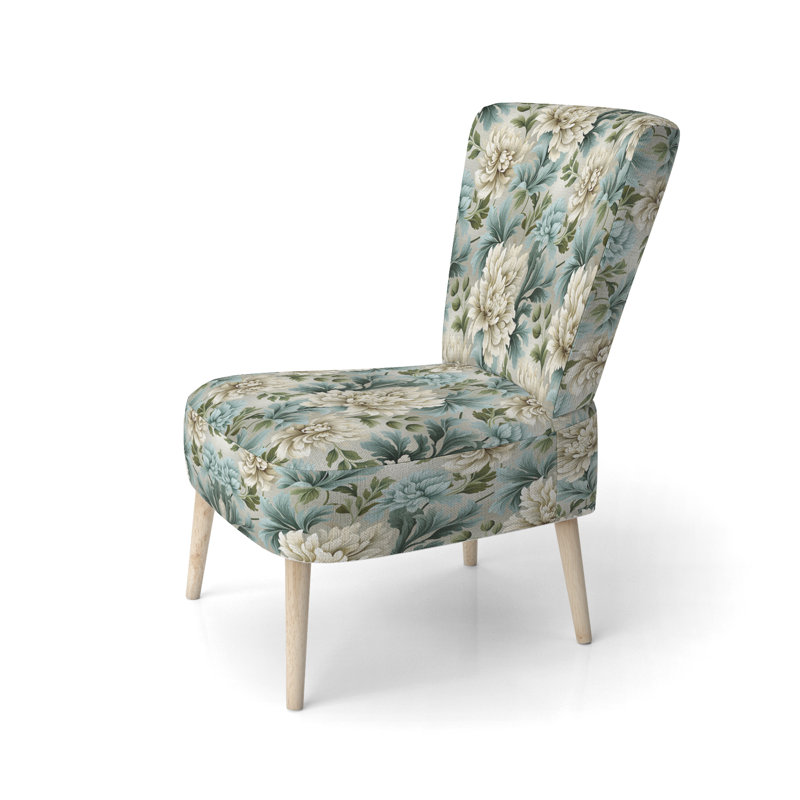 Chaise d'appoint Petal Symphony Green Damask Harmony