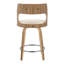 Tabouret de bar Cecina Mid-Century Modern