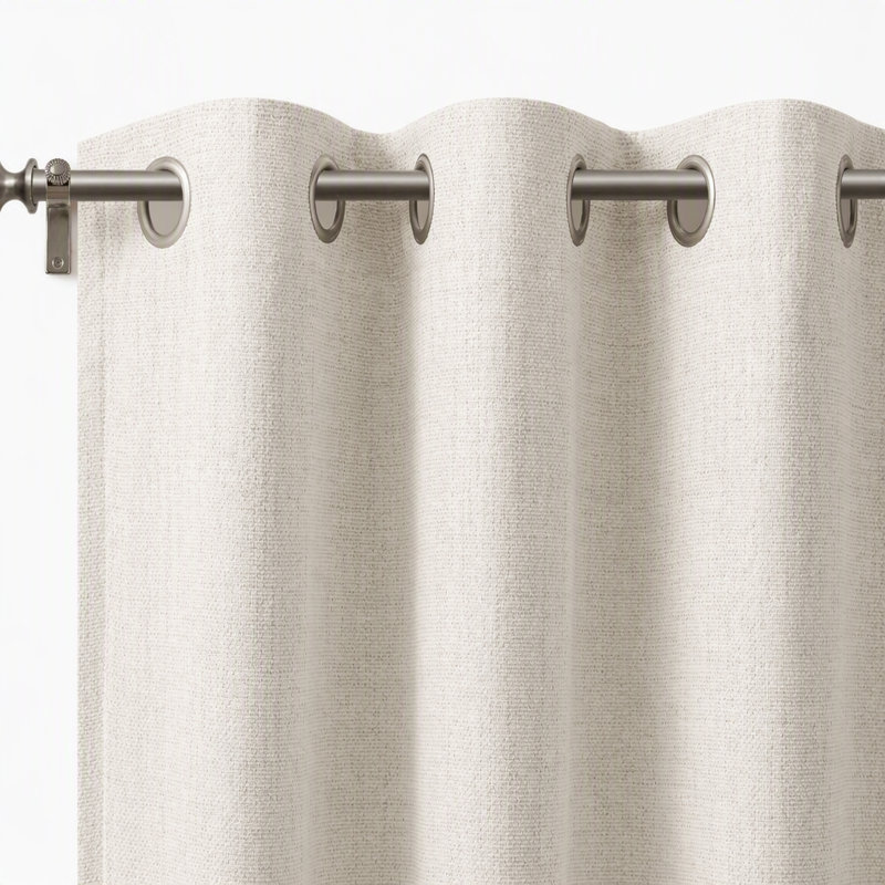 Ensemble 2 pièces de rideaux occultant 100% polyester 52 po x 84 po Mira