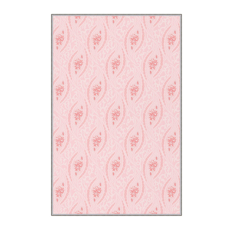 Antibacterial Woven Carpet (3D Digital Print) 4.0 x 5.9 Feet, 100% Polyester, Pile Height: 0.3 Inches | PVC Felt Dot Non-Slip Underside, Machine Washable, Perfect for Living Room & Bedroom Decor