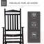 Chaise berçante à haut dossier Traditional-1716893165