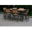 SoHo Teak Aluminum Outdoor Counter Height Side Chair-170776845