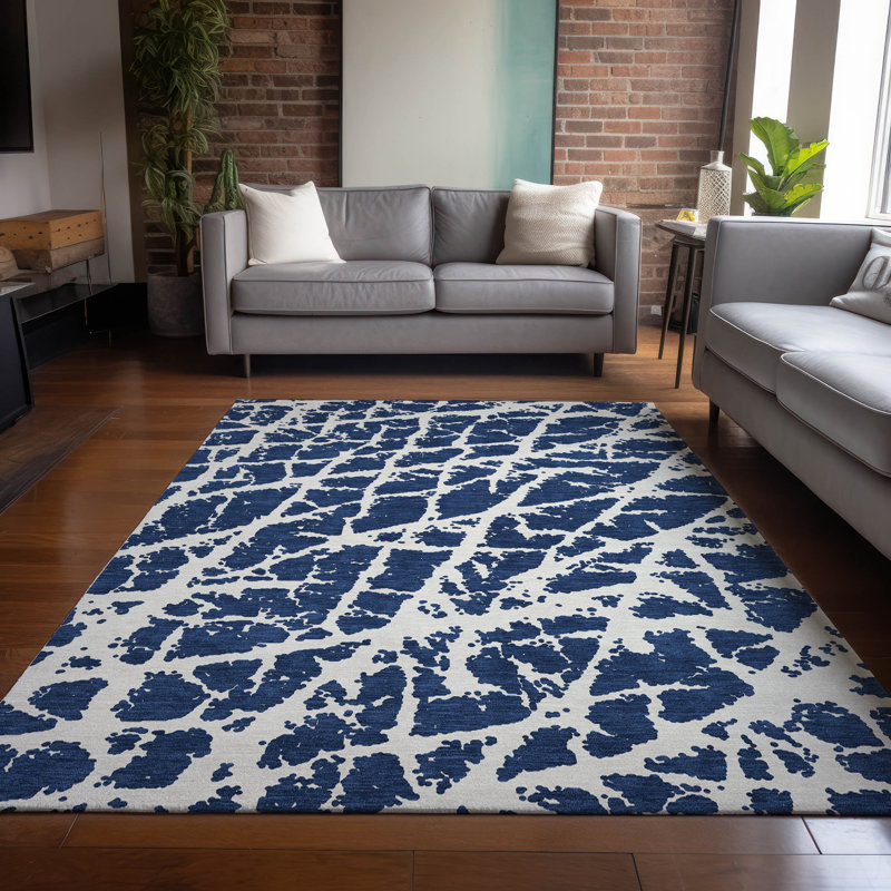 Kyrie Abstract Indoor / Outdoor Rug, Rectangle 10' x 14'