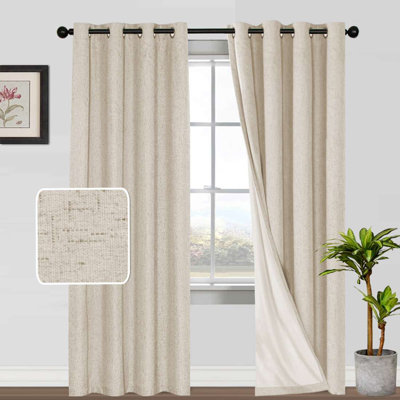 Dawain 100% Blackout Thermal Curtain Panels