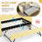 Linen Upholstered Gingham Daybed With Trundle, Usb Charging Port & Wave-shaped Design, No Box Spring Needed-372022687