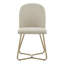 Chaise d'appoint rembourrée en lin Ainhoa-207985040
