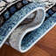 Tapis bleu-vert / ivoire Evanoff 261-1093982133