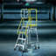 Échelle plateforme en aluminium 4 marches 375 lb