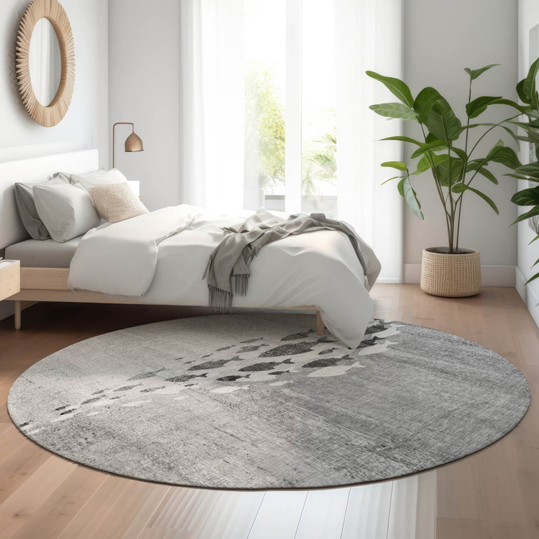 Premium Machine Washable Cerrito Gray Rug