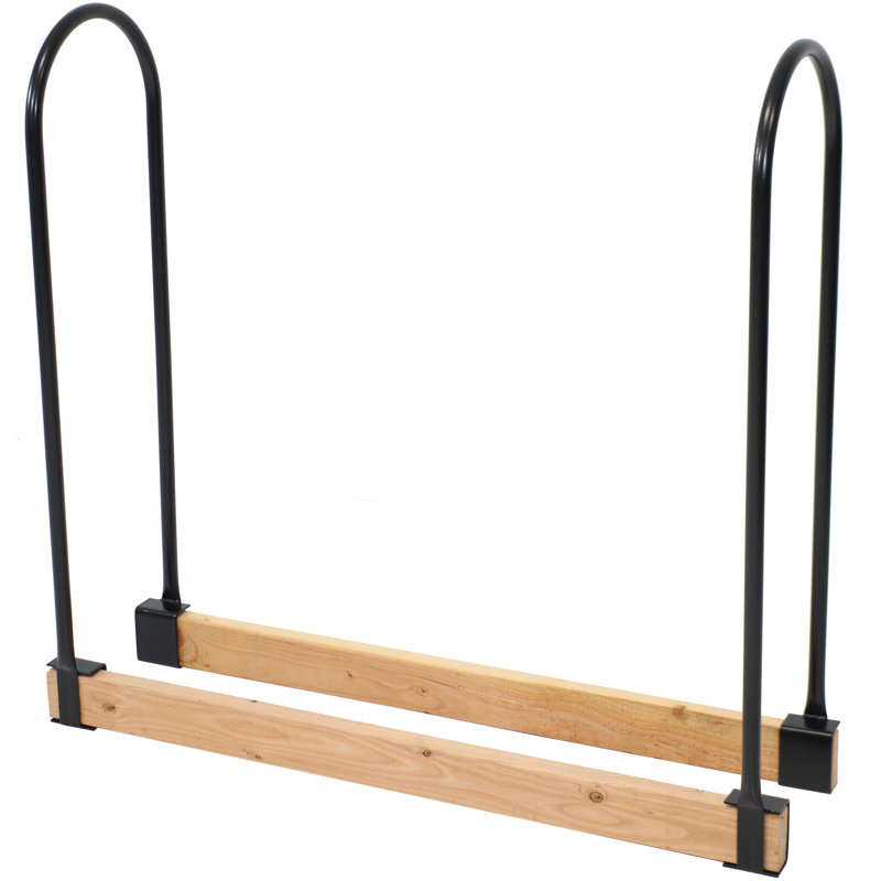 Carlo 12'' W Enamel Coated Steel Log Rack