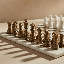 Premium Chess Set - Jeu d'échecs en marbre de 12 pouces avec étui de rangement par Marble Cultures-75206291-75206293