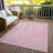 Junia Pink Washable Indoor-Outdoor Rug - -95870536