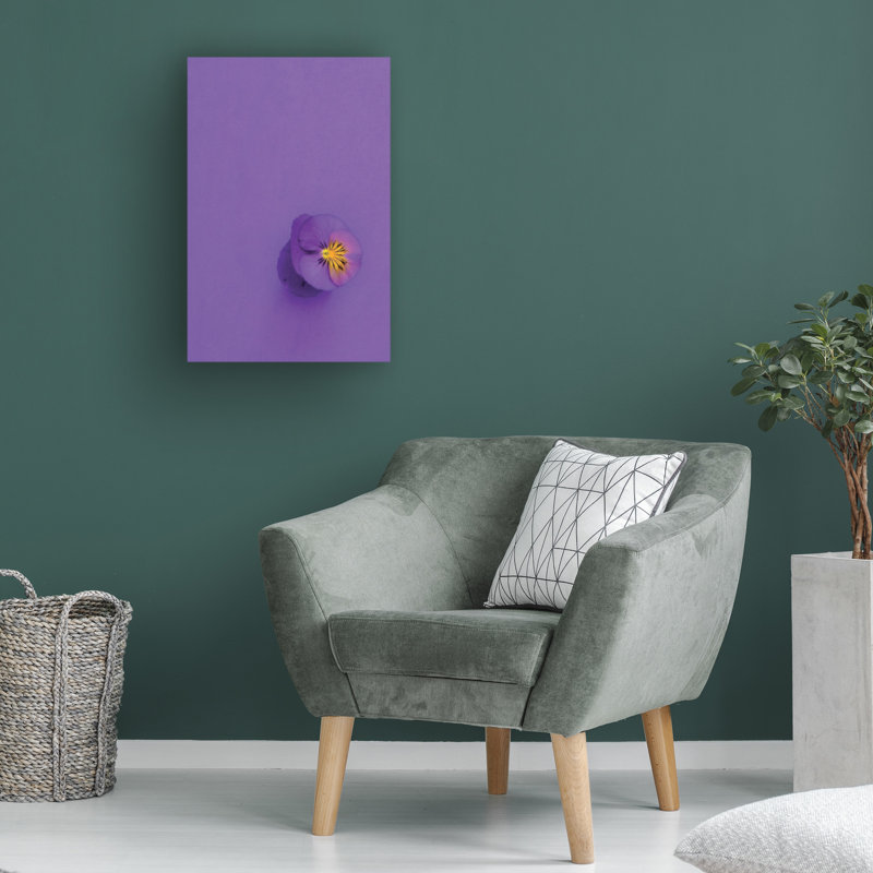 Art sur toile bolognaise Incado lavande, H 19 po x l 12 po