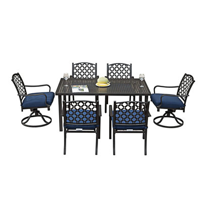 Ensemble repas d'extérieur 7 pièces