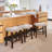 24" Backless Saddle Counter Height Bar Stool, Set of 3-354238030