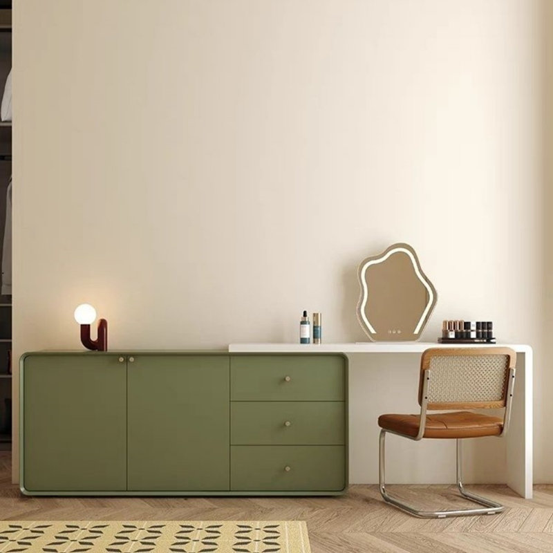 Coiffeuse, Blanc / Vert