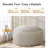 Standard Bean Bag Chair for Adults, Pre-Filled Furniture with Soft Removable Cover, Comfy Kids Refillable Sofa for Living Room Bedroom Dorm-1073204418-1073204479