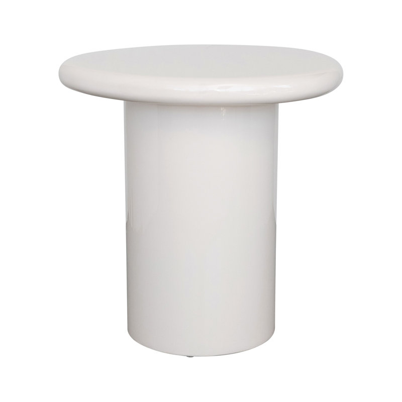 Table d'appoint ronde en béton