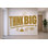 Adhésif décoratif «Think Big Idea», ampoule pour bureau