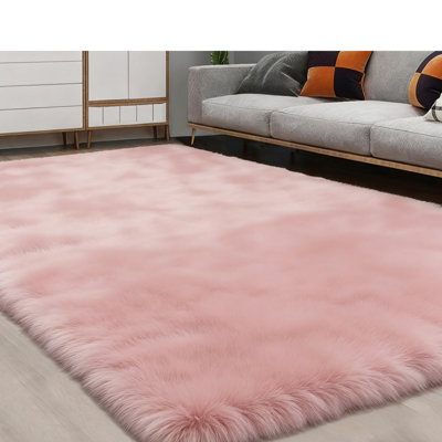 Area Rugs Bedroom Furry for Living Room Fuzzy Shag Fur for Nursery Room Throw Accent Rug