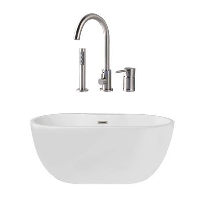 65'' x 29.5'' Freestanding Air Porcelain Bathtub